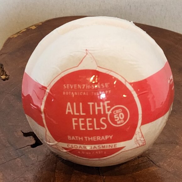 Seven7h Sense Botanical Therapy Other - 3-pk Seven7h Sense Botanical Therapy All the Feels Bath Bomb in Cedar Jasmine